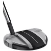 TaylorMade Golf Taylormade Spider GT Rollback Silver/Black Small Slant Putter 1 TaylorMade Golf Taylormade Spider GT Rollback Silver/Black Small Slant Putter -golf ball Shop spider gt rollback short slant putter profile view
