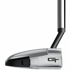 TaylorMade Golf Taylormade Spider GT Rollback Silver Small Slant Putter -golf ball Shop spider gt rollback silver short slant putter toe view
