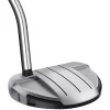 TaylorMade Golf Taylormade Spider GT Rollback Silver Single Bend Putter -golf ball Shop spider gt rollback single bend putter profile view