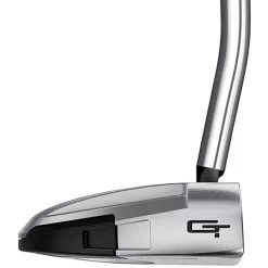 TaylorMade Golf Taylormade Spider GT Rollback Silver Single Bend Putter -golf ball Shop spider gt rollback single bend putter toe view