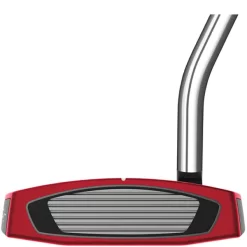 TaylorMade Golf Taylormade Spider GT Red Single Bend Putter -golf ball Shop spider gt single bend 7 red putter face view