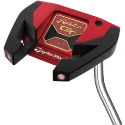 TaylorMade Golf Taylormade Spider GT Red Single Bend Putter -golf ball Shop spider gt single bend 7 red putter sole view