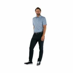 Straight Down Escher Polo -golf ball Shop straight down escher polo steel blue 03 91831.1644335557