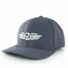Straight Down SD Wings FlexFit Hat -golf ball Shop straight down sd wings flexfit hat grey 01 57274.1633014154