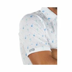 Straight Down Sirena Polo -golf ball Shop straight down sirena polo white scuba 03 70586.1648656574