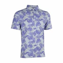 Straight Down Tropics Golf Polo 10 Straight Down Tropics Golf Polo -golf ball Shop straight down tropics polo periwinkle 01 10871.1678909293