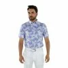 Straight Down Tropics Golf Polo -golf ball Shop straight down tropics polo periwinkle 02 42202.1678909292