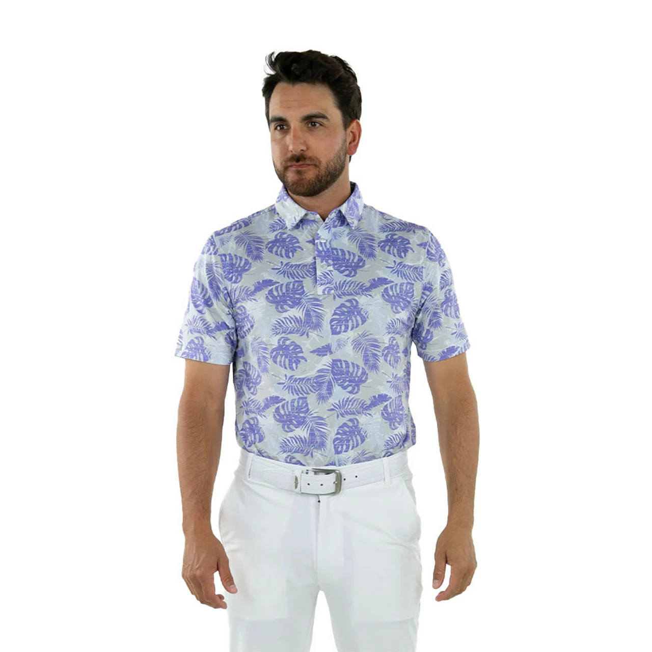 Straight Down Tropics Golf Polo 3 Straight Down Tropics Golf Polo