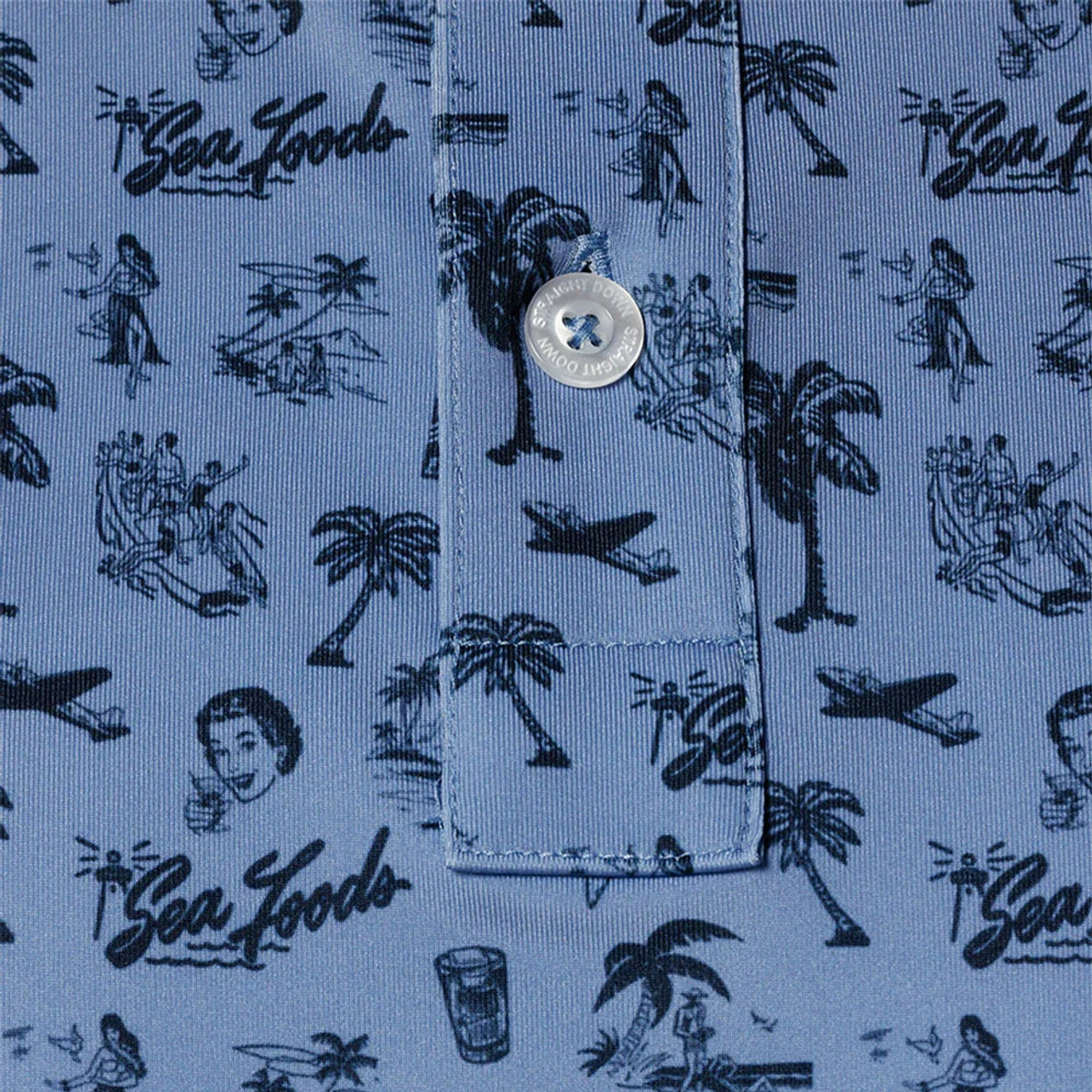 Straight Down Vintage Vacation Polo 6 Straight Down Vintage Vacation Polo - Image 4