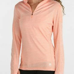 Straight Down Women's Megan Quarter Zip 13 Straight Down Women's Megan Quarter Zip -golf ball Shop straight down womens megan quarter zip blush 01 96723.1633115599