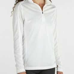 Straight Down Women's Megan Quarter Zip 12 Straight Down Women's Megan Quarter Zip -golf ball Shop straight down womens megan quarter zip white 01 71051.1633115599