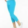 Straight Down Women's Secret Capri Leggings 1 Straight Down Women's Secret Capri Leggings -golf ball Shop straight down womens secret capri legging turquoise 01 07737.1633116563