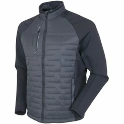 Sunice Hamilton Hybrid Climaloft Lightweight Thermal Stretch Jacket -golf ball Shop sunice hamilton hybrid climaloft lightweight thermal stretch jacket charcoal charcoal melange 01 28842.1634586061
