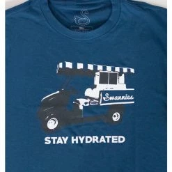 SWANNIES Bev Cart Tee -golf ball Shop swannies bev cart tee slate heather 01 62411.1676597720