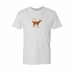 SWANNIES Tiger Goat Tee -golf ball Shop swannies tiger goat tee white 01 63995.1676577313