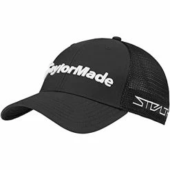 TaylorMade Tour Cage Fitted Hat -golf ball Shop taylormade tour cage fitted hat black 01 76414.1677783782