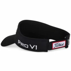 Titleist Tour Performance Visor -golf ball Shop titleist tour performance visor black white 03 71034.1646340228