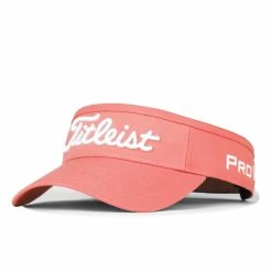 Titleist Tour Performance Visor -golf ball Shop titleist tour performance visor coral white 01 69436.1646340228