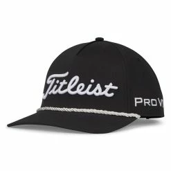 Titleist Tour Rope Hat -golf ball Shop titleist tour rope hat black white 01 86697.1676586414