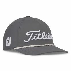 Titleist Tour Rope Hat -golf ball Shop titleist tour rope hat charcoal white 02 34454.1676593567