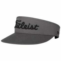 Titleist Tour Visor 2022 -golf ball Shop titleist tour visor charcoal black 01 45772.1650473651
