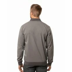 Travis Mathew Asheville Jacket -golf ball Shop travis mathew asheville jacket heather grey pinstripe 03 67922.1636652903