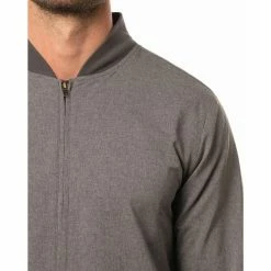 Travis Mathew Asheville Jacket -golf ball Shop travis mathew asheville jacket heather grey pinstripe 04 08664.1636652903