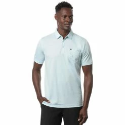 Travis Mathew Bay Swim Polo -golf ball Shop travis mathew bay swim polo heather petite four 01 43515.1676583779