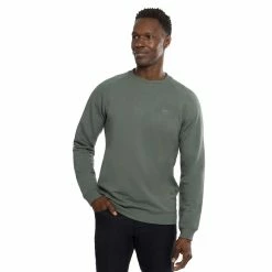 Travis Mathew Cloud OG 3.0 Crewneck -golf ball Shop travis mathew cloud og 3 jacket balsam green 01 66135.1671650833
