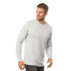 Travis Mathew Cloud Waffle Crew -golf ball Shop travis mathew cloud waffle crew heather light grey 02 71853.1671651088