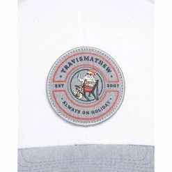 Travis Mathew Holiday SZN Hat -golf ball Shop travis mathew holiday szn hat white 04 70769.1671651628