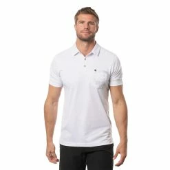 Travis Mathew It's A Rental Polo -golf ball Shop travis mathew its a rental polo white 01 90105.1676595712