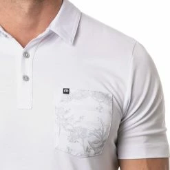 Travis Mathew It's A Rental Polo -golf ball Shop travis mathew its a rental polo white 02 79537.1676594690
