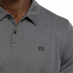 Travis Mathew Light Valley Polo -golf ball Shop travis mathew light valley polo heather dark grey 03 20763.1671651594