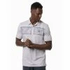 Travis Mathew Make Camp Polo -golf ball Shop travis mathew make camp polo heather light grey 01 68441.1676581674