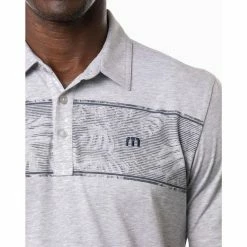 Travis Mathew Make Camp Polo 24 Travis Mathew Make Camp Polo -golf ball Shop travis mathew make camp polo heather light grey 04 22745.1676592332