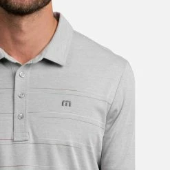 Travis Mathew Onto Something Here Polo -golf ball Shop travis mathew onto something here polo heather sleet 03 01143.1632332484