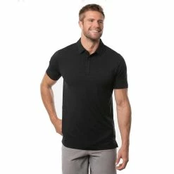 Travis Mathew The Heater Polo 42 Travis Mathew The Heater Polo -golf ball Shop travis mathew the heater polo black 01 79410.1676592811