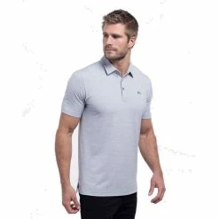 Travis Mathew The Heater Polo 32 Travis Mathew The Heater Polo -golf ball Shop travis mathew the heater polo heather microchip 03 00946.1676580676