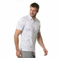 Travis Mathew Warp Drive Polo -golf ball Shop travis mathew warp drive polo white 02 08085.1659042882