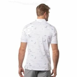 Travis Mathew Warp Drive Polo -golf ball Shop travis mathew warp drive polo white 03 41094.1659042882