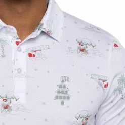 Travis Mathew Wee Bit Of Fun Polo -golf ball Shop travis mathew wee bit of fun polo white 03 12649.1671654207