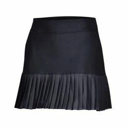 Under Armour Women's Tuck Pleated Skort -golf ball Shop under armour womens tuck pleated skort black 01 56325.1676588890